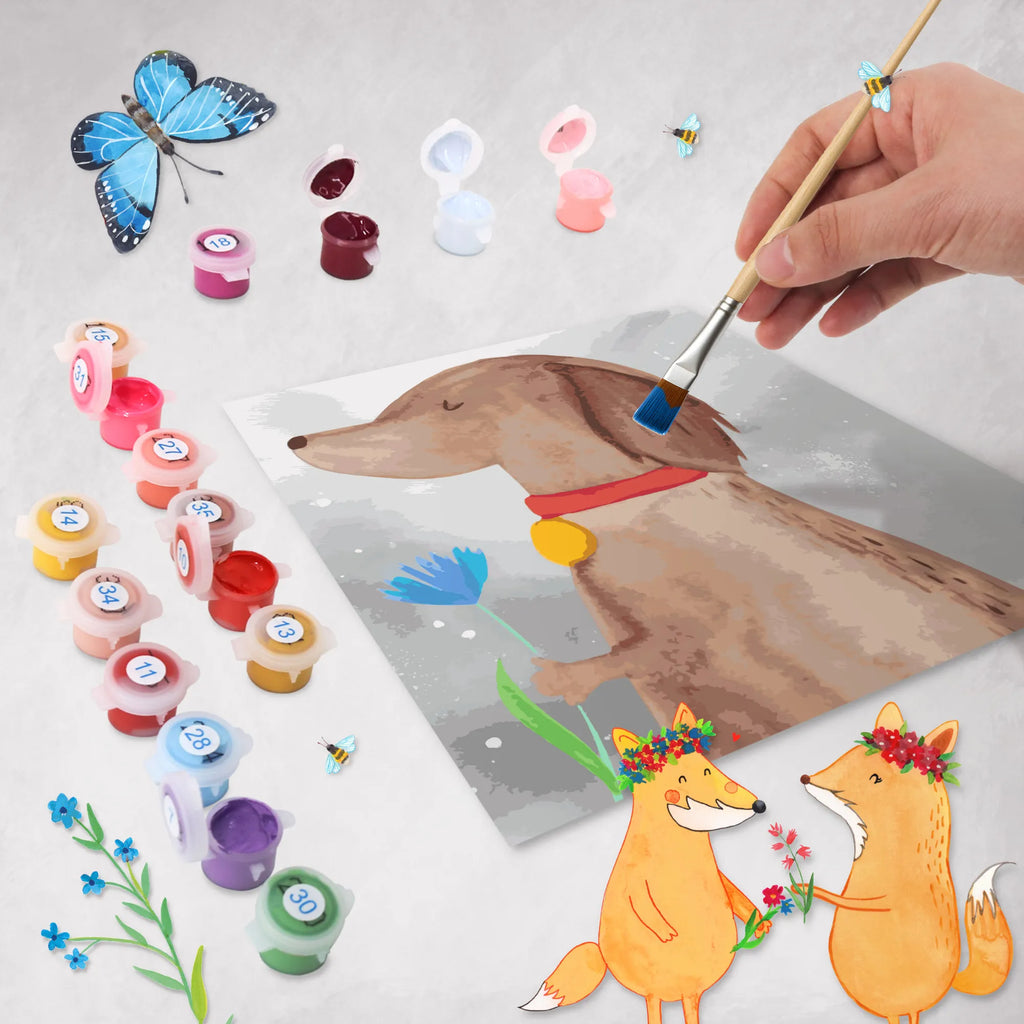 Paint by Numbers cut off Dog flower Motiv Kunstwerk, Ausmalbild, Malen nach Zahlen, Hund, Hundemotiv, Haustier, Hunderasse, Tierliebhaber, Hundebesitzer, Sprüche, Hundeliebe, Frauchen, Hunde