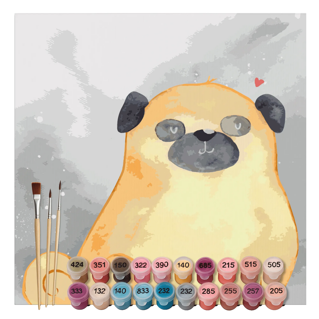 Paint by Numbers cut off Pug Motiv DIY, Ausmalbild, Bastelidee, Malen, Malen nach Zahlen, Kreativität, Baseln, Künstler, Kunstwerk, Hund, Hundemotiv, Haustier, Hunderasse, Tierliebhaber, Hundebesitzer, Sprüche, Liebe, Hundeliebe, Mops