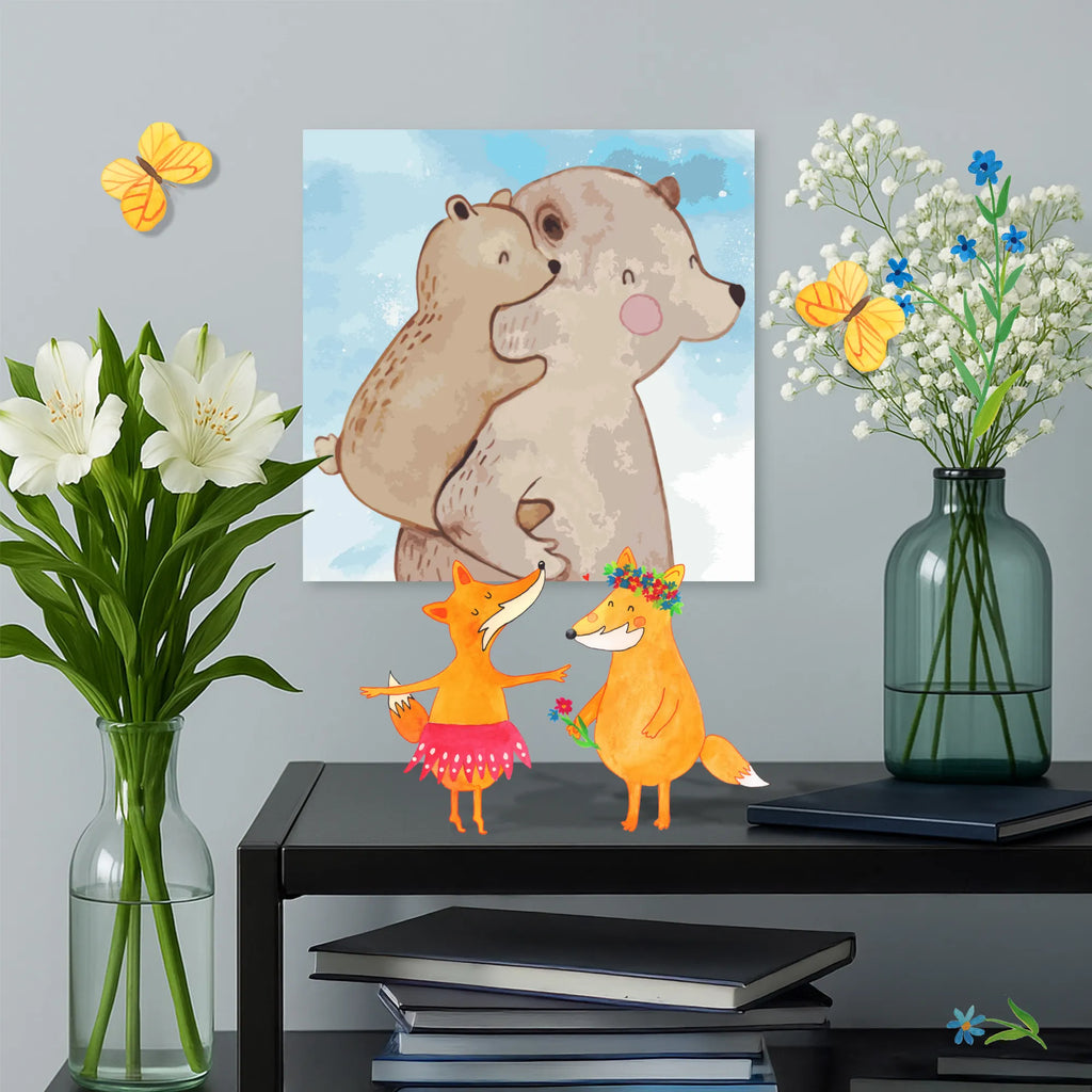 Paint by Numbers cut off Papa Bear Motiv Kunstwerk, Malen nach Zahlen, Ausmalbild, Familie, Vatertag, Muttertag, Bruder, Schwester, Mama, Papa, Oma, Opa, Vater, Onkel, Papi, Vati, Geschenk, Geburtstag