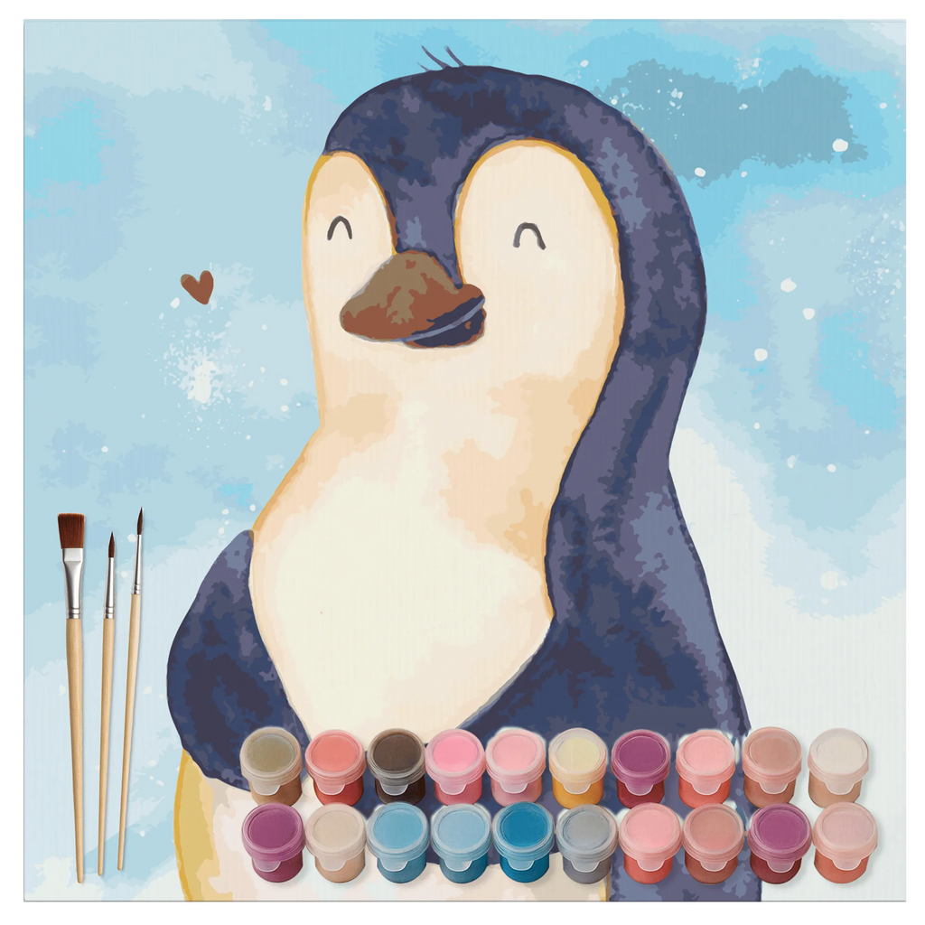 Paint by Numbers cut off Penguin diet Motiv Penguin, North Pole, Winter, Penguins, motivation, penguins, body love, weight, penguin, diet, self-respect, losing weight, self-love