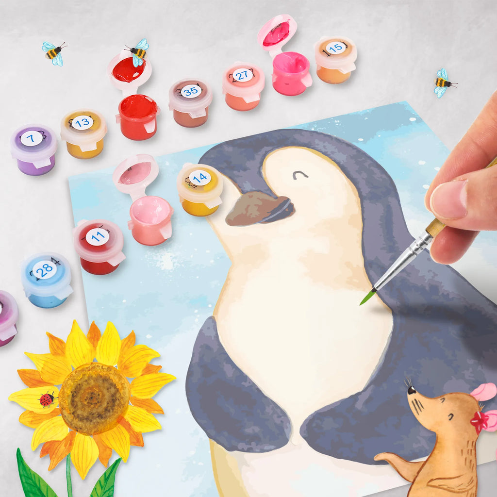 Paint by Numbers cut off Penguin diet Motiv Penguin, North Pole, Winter, Penguins, motivation, penguins, body love, weight, penguin, diet, self-respect, losing weight, self-love