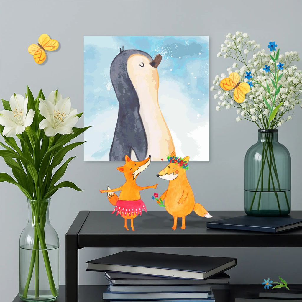 Paint by Numbers cut off Penguin march Motiv Malen nach Zahlen, Ausmalbild, Kunstwerk, Pinguin, Schwester, Pinguine, Familie, Frühaufsteher, Bruder, Langschläfer