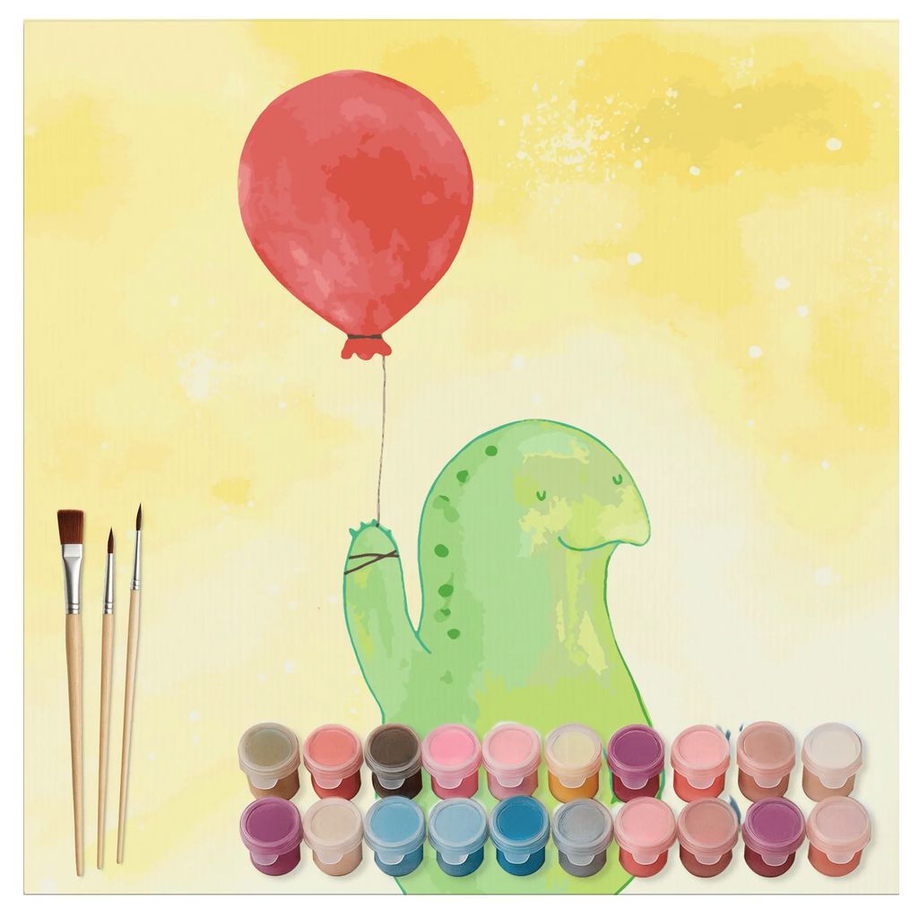 Malowanie według numerów odcięty żółw balon Motiv Skałka