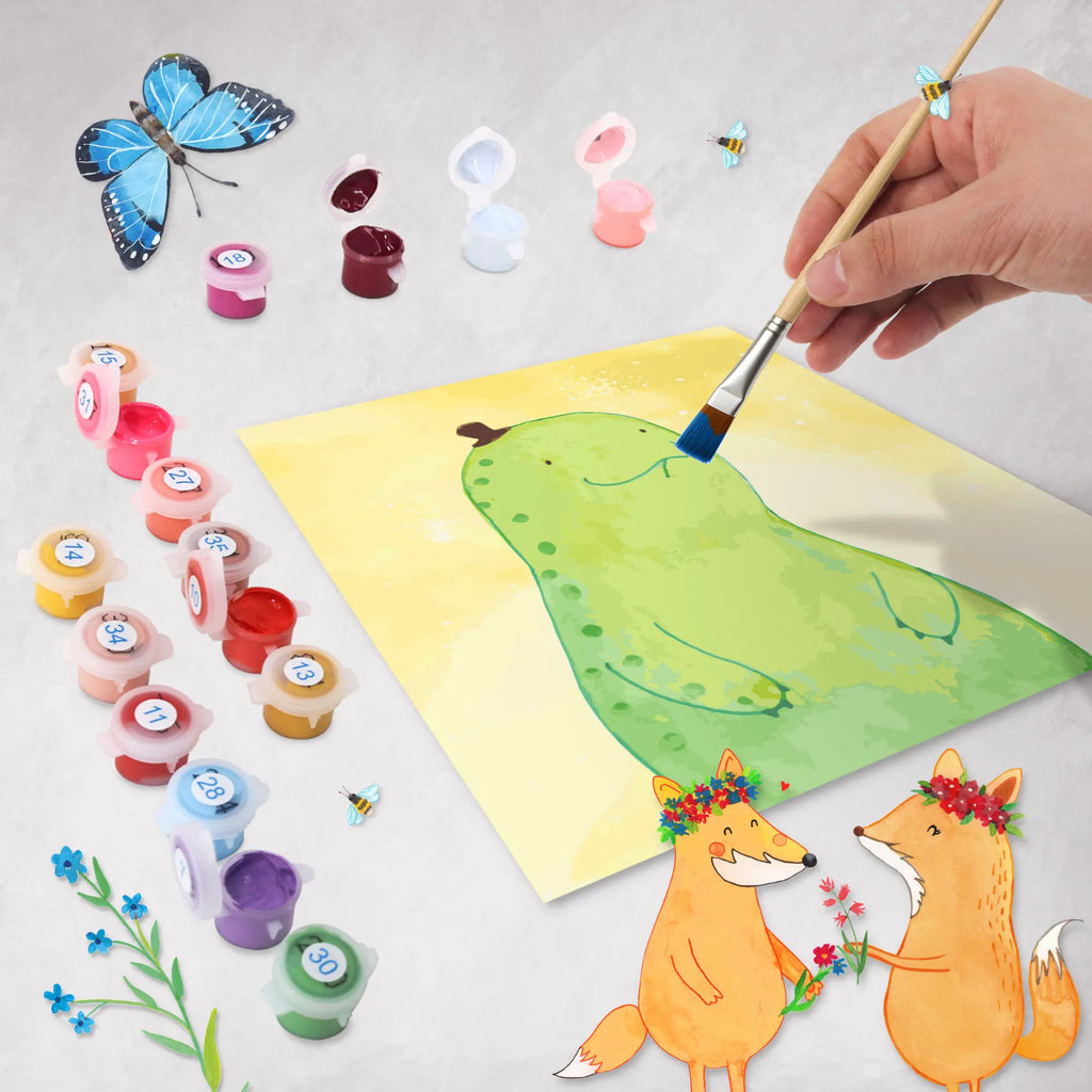 Malowanie według numerów odcięty żółw Przerwa Motiv kreativ set, malset, Malen nach Zahlen, zahlenbilder, diy set, malen nach zahlen set, leinwand malset, Schildkröte, Achtsamkeit, Entschleunigen, Achtsam