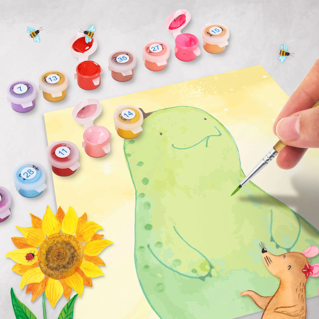 Malowanie według numerów odcięty żółw Przerwa Motiv kreativ set, malset, Malen nach Zahlen, zahlenbilder, diy set, malen nach zahlen set, leinwand malset, Schildkröte, Achtsamkeit, Entschleunigen, Achtsam