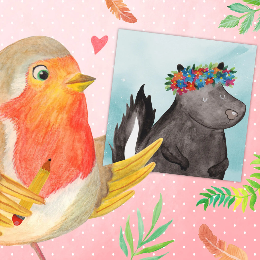 Malowanie według numerów odcięty skunks dziewczynka Motiv leinwand malset, zahlenbilder, malen nach zahlen set, kreativ set, diy set, Malen nach Zahlen, malset, Skunk, Stinktier, Yoga, Stinki, Raubtier, Stinker, Wildtier, Namaste