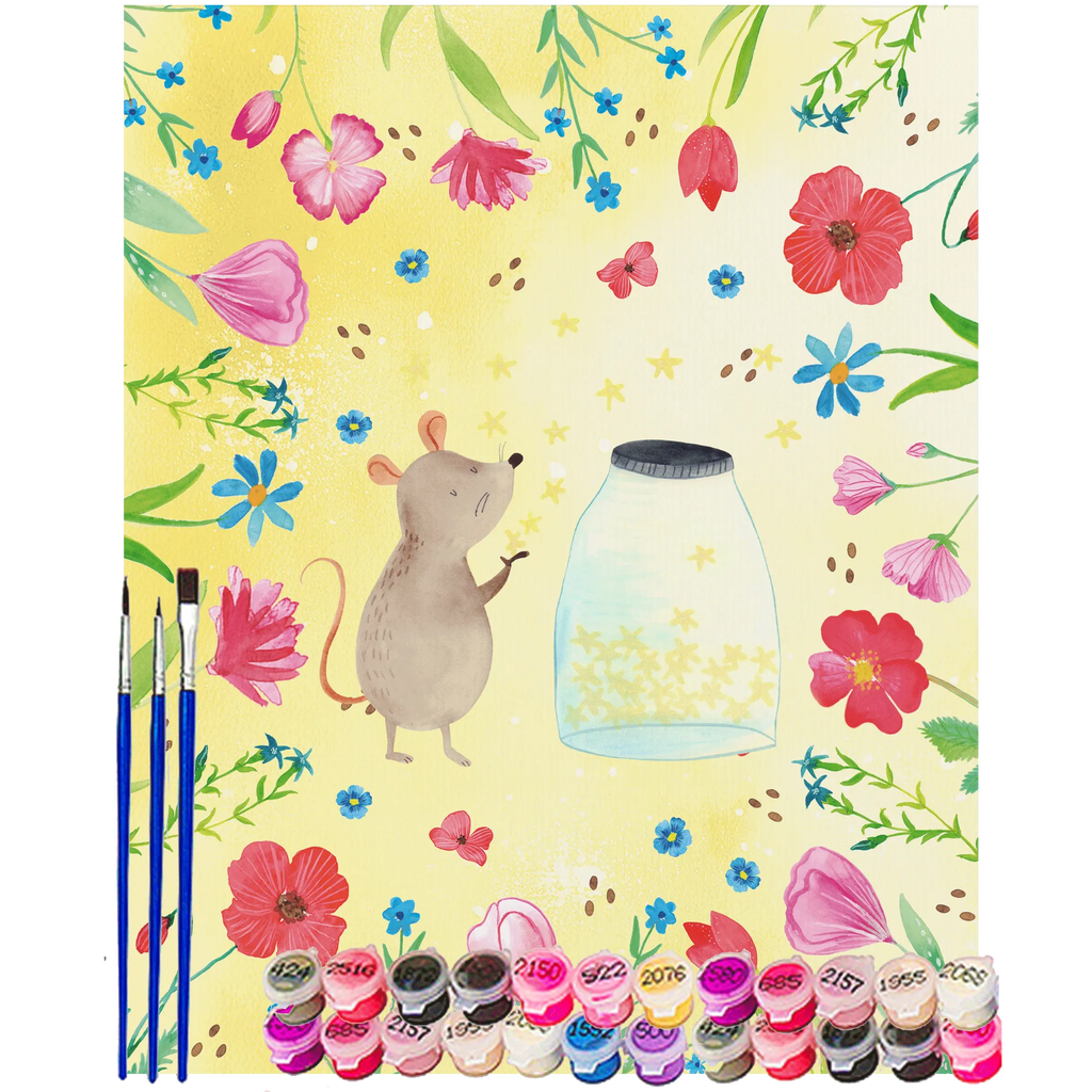 Paint by Numbers Mouse Stars DIY, Bastelidee, Künstler, Ausmalbild, Baseln, Kunstwerk, Kreativität, Malen, Malen nach Zahlen, Tiermotive, Gute Laune, lustige Sprüche, Tiere, Träume, Hoffnung, Kindergeburtstag, Geburtstag, Taufe, Sterne, erstes Kind, Taufgeschenk, Schwangerschaft, Wunsch, Kind, Geburt, Maus