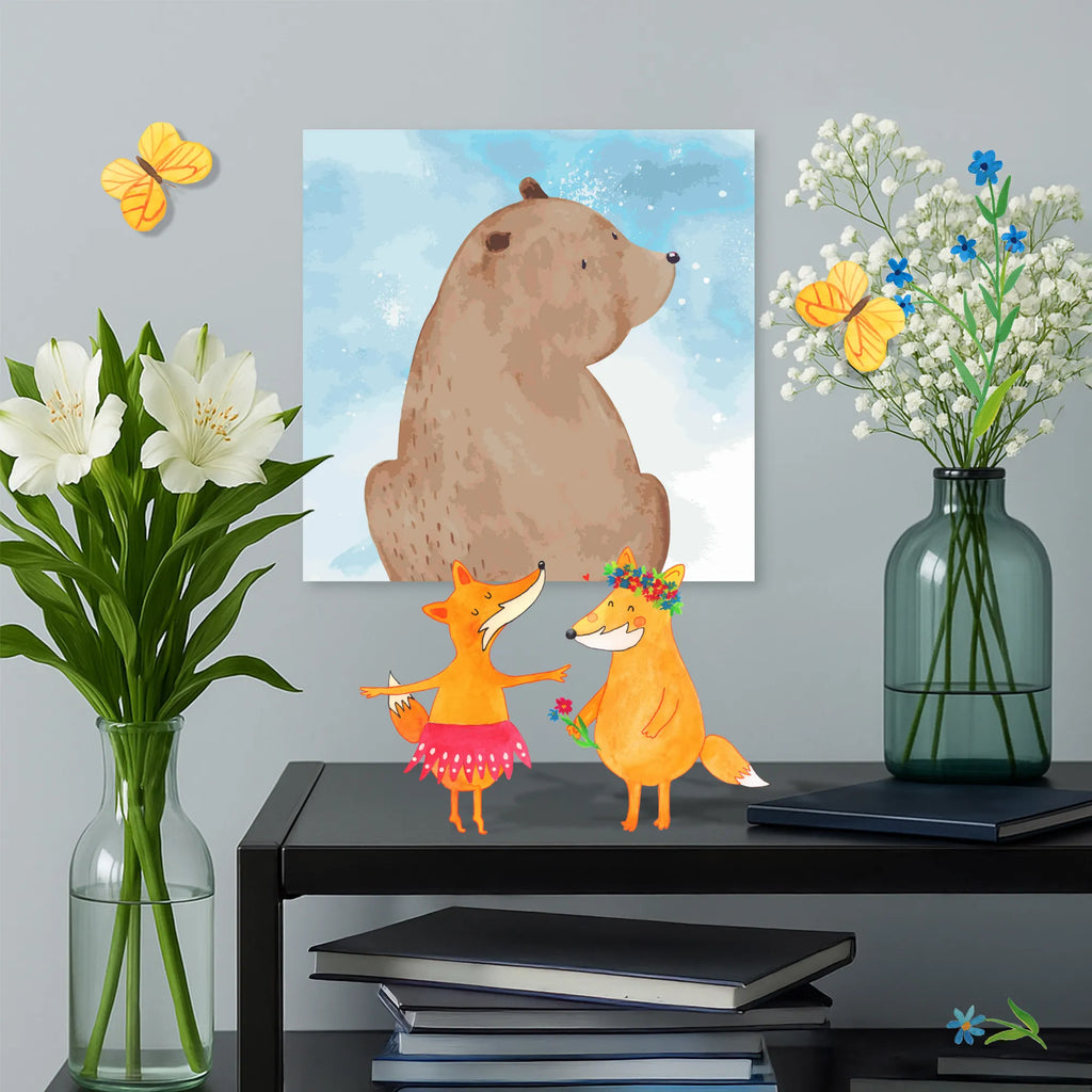 Malowanie według numerów odcięty niedźwiedź spojrzenie przez ramię Motiv Malen nach Zahlen, malset, malen nach zahlen set, kreativ set, zahlenbilder, leinwand malset, diy set, Bär, Teddy, Teddybär, Weltansicht, Weisheit, Motivation, Bärenliebe, Selbstachtung, Bären