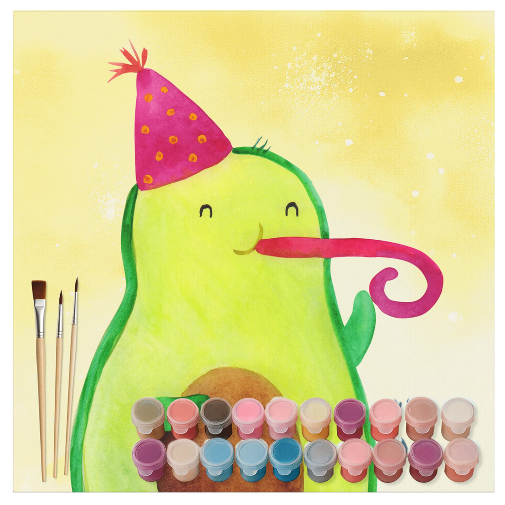 Malen nach Zahlen Avocado Feier Motiv Baseln, Malen, Ausmalbild, DIY, Kreativität, Malen nach Zahlen, Kunstwerk, Bastelidee, Künstler, Avocado, Veggie, Vegan, Gesund, Tröte, Fete, Gute Laune, Geburtstag, Feierlichkeit, Party, Feier