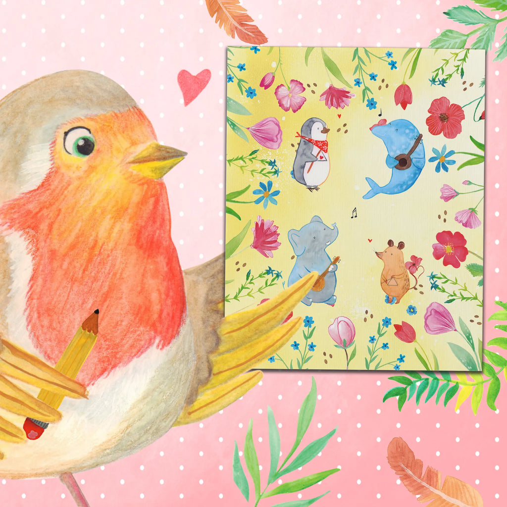 Paint by Numbers Big tape Ausmalbild, DIY, Baseln, Künstler, Kunstwerk, Malen, Kreativität, Malen nach Zahlen, Bastelidee, Tiermotive, Gute Laune, lustige Sprüche, Tiere, Band, Gitarre, Triangel, Musikanten, Elefant, Pinguin, Delfin, Maus, Hund, Musik