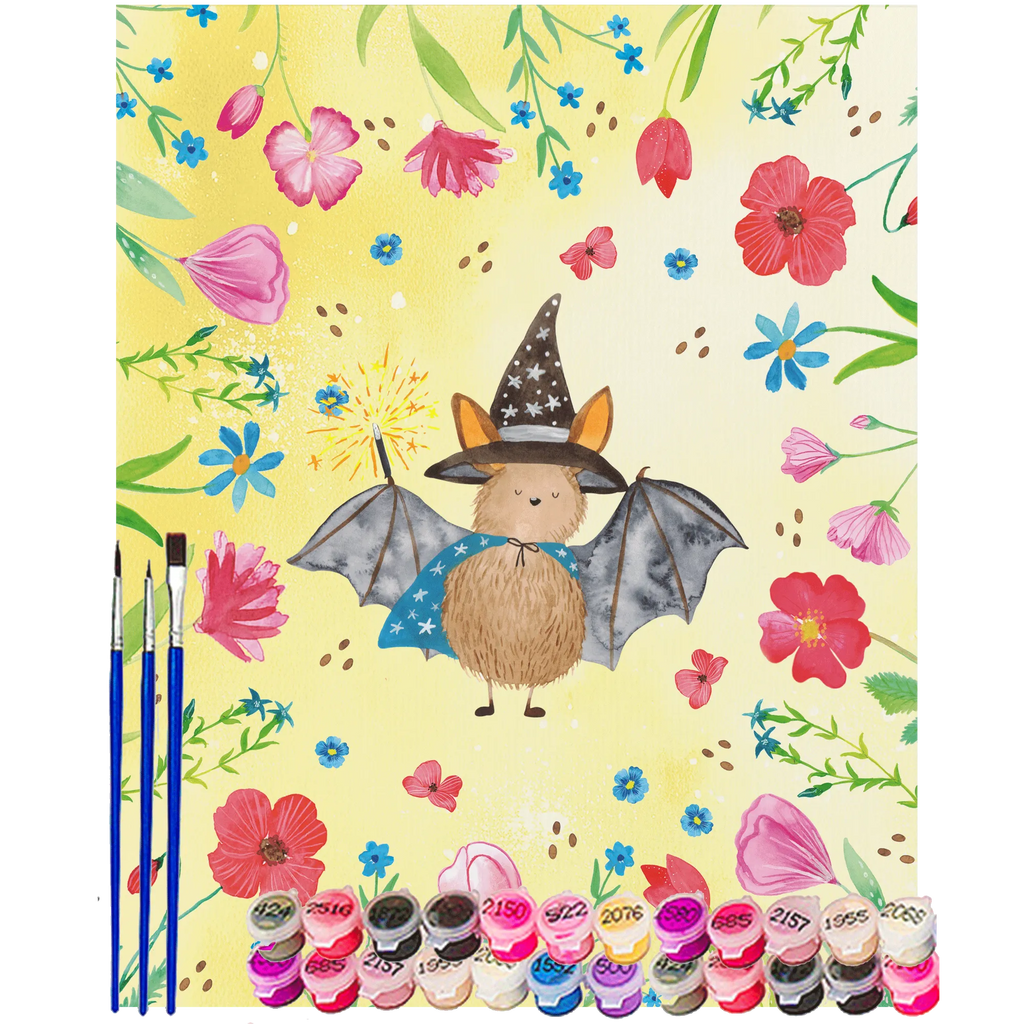 Paint by Numbers bat wizard Malen, Kunstwerk, Baseln, Ausmalbild, Bastelidee, Malen nach Zahlen, Künstler, DIY, Kreativität, Tiermotive, Gute Laune, lustige Sprüche, Tiere, Magier, reinsteigern, Fledermäuse, Fledermaus, Frauen, Zauberer