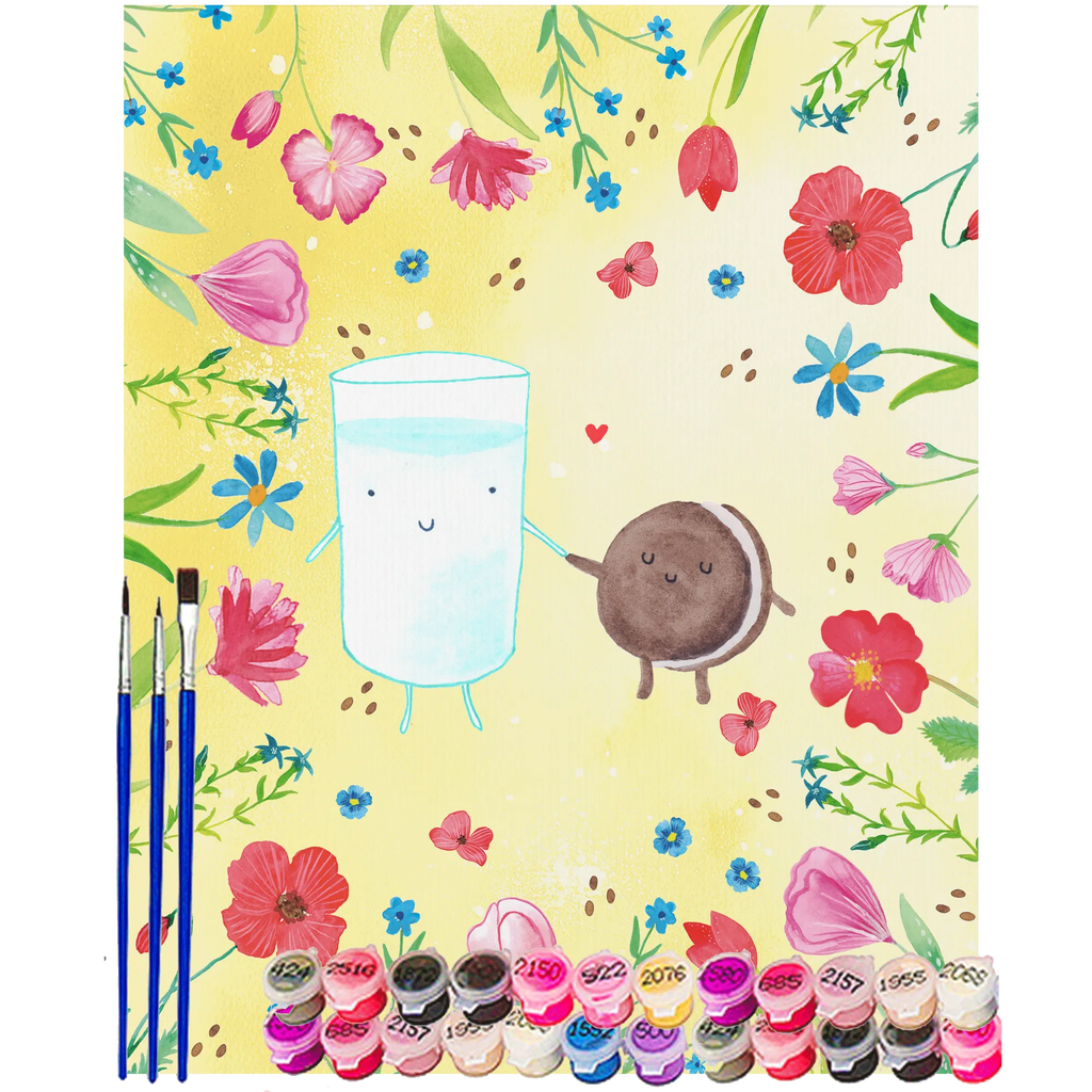 Malowanie według numerów mleko ciastko Baseln, Künstler, Kunstwerk, Kreativität, Malen, DIY, Ausmalbild, Bastelidee, Malen nach Zahlen, Tiermotive, Gute Laune, lustige Sprüche, Tiere, Kaffee, perfektes Paar, Keks, Milch, Kekse, Einladung Frühstück, Motiv süß, romantisch, Cookie, Milk