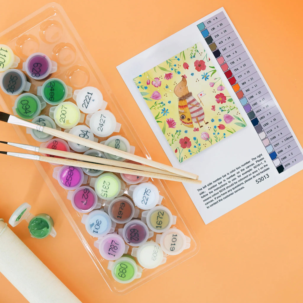 Malen nach Zahlen Nachtfalter Fähnchen DIY, Bastelidee, Malen nach Zahlen, Malen, Kreativität, Ausmalbild, Baseln, Künstler, Kunstwerk, Tiermotive, Gute Laune, lustige Sprüche, Tiere, Was kostet die Welt, Nachtfalter, süß, Spruch lustig, niedlich, Küche Deko, Spruch witzig, Käfer