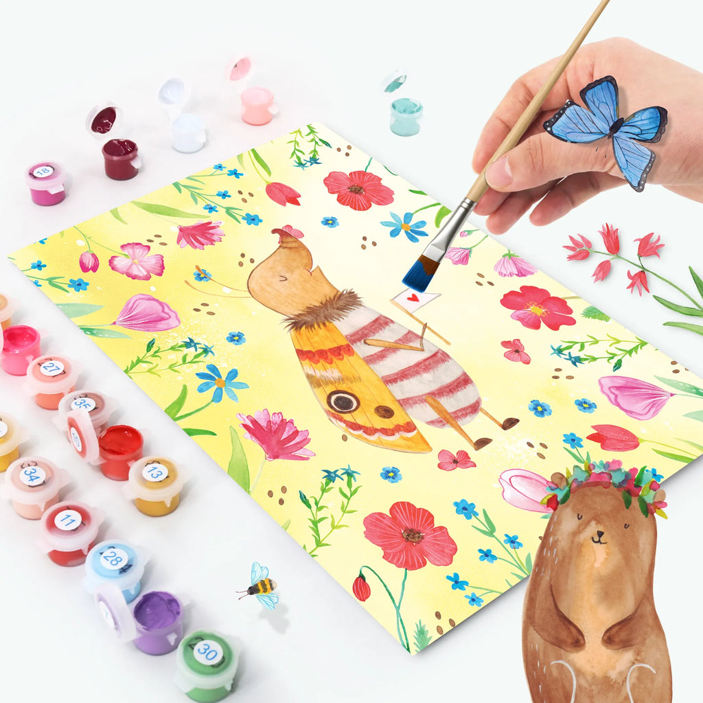 Malen nach Zahlen Nachtfalter Fähnchen DIY, Bastelidee, Malen nach Zahlen, Malen, Kreativität, Ausmalbild, Baseln, Künstler, Kunstwerk, Tiermotive, Gute Laune, lustige Sprüche, Tiere, Was kostet die Welt, Nachtfalter, süß, Spruch lustig, niedlich, Küche Deko, Spruch witzig, Käfer