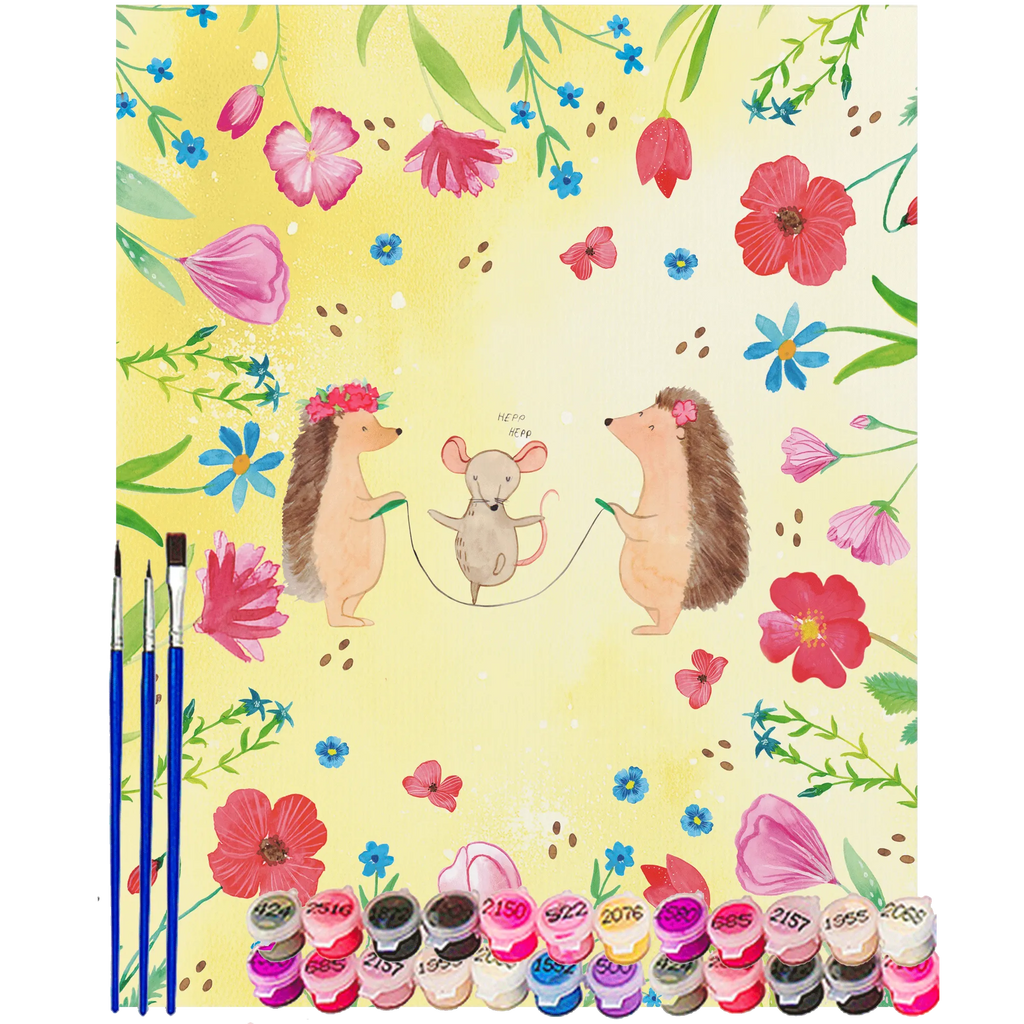 Paint by Numbers Hedgehog skipping Künstler, Bastelidee, Kunstwerk, Kreativität, Ausmalbild, Malen nach Zahlen, DIY, Malen, Baseln, Tiermotive, Gute Laune, lustige Sprüche, Tiere, Maus, Kindergarten, Igel, Seilhüpfen, Seilspringen, Kinder