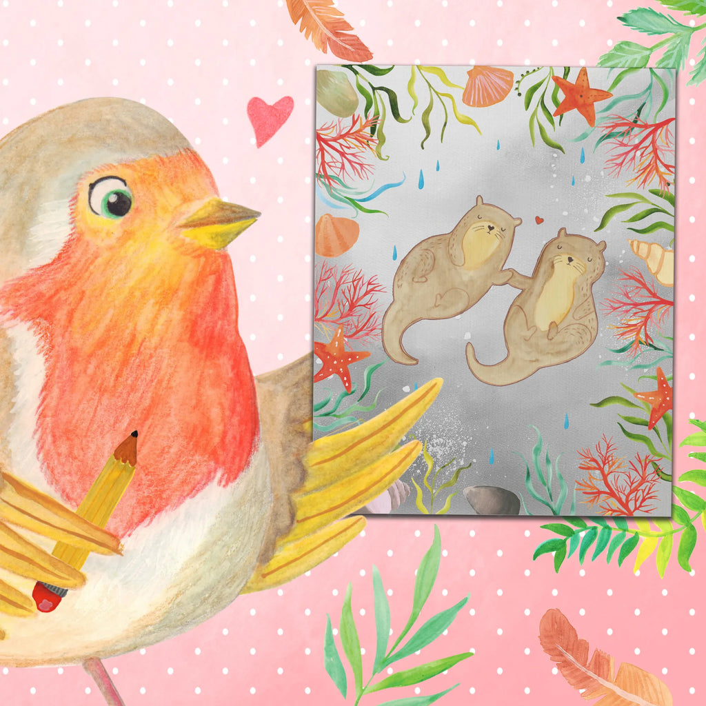 Malowanie według numerów wydra trzymać się za ręce Malen, Künstler, Baseln, DIY, Kreativität, Malen nach Zahlen, Kunstwerk, Ausmalbild, Bastelidee, Otter, Fischotter, Seeotter, Otter Seeotter See Otter