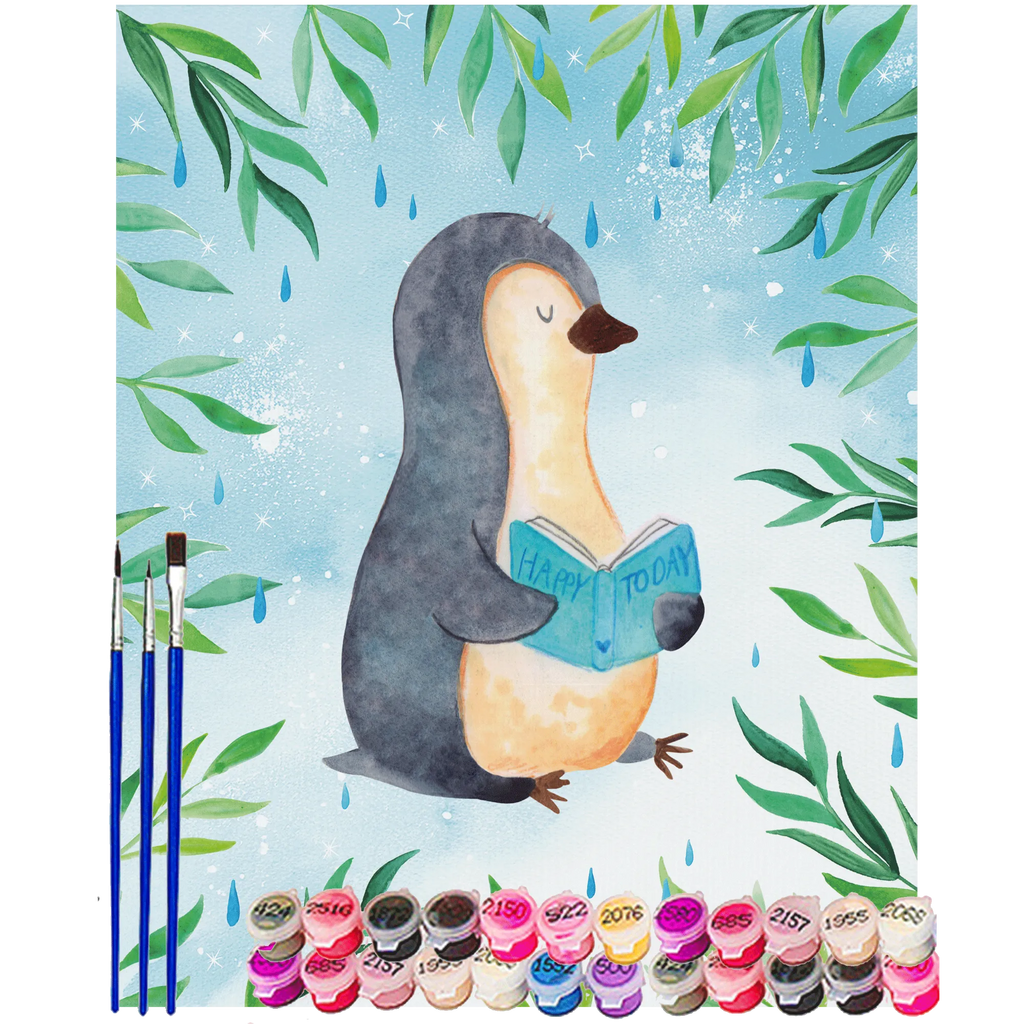 Paint by Numbers Penguin A book Kunstwerk, Ausmalbild, Künstler, Malen, Bastelidee, Kreativität, DIY, Baseln, Malen nach Zahlen, Pinguin, Lesen, Bücherwurm, Ferien, Urlaub, Nichtstun, Pinguine, Buch, Faulenzen, Freizeit
