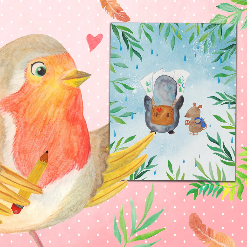 Paint by Numbers Penguin & Mouse Hiker Kunstwerk, Ausmalbild, Bastelidee, Malen, Malen nach Zahlen, Kreativität, Künstler, Baseln, DIY, Pinguin, wandern, Pinguine, Ausflug, Abenteurer, Abenteuer, Wanderlust, Roadtrip