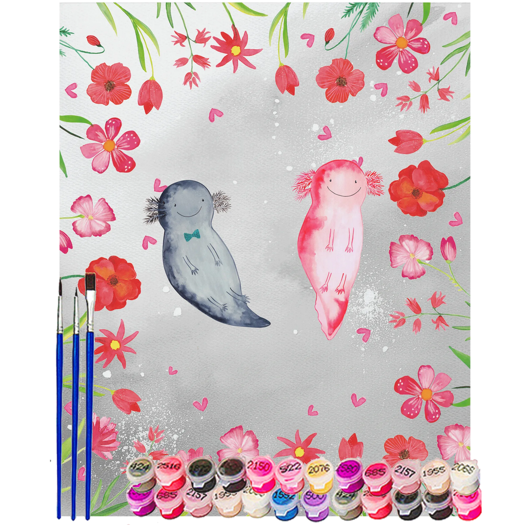 Paint by Numbers axolotl Love Love, Loving, Two, Together, Marriage, Engagement, Proposal of marriage, Love gift, gift for her, gift for him, anniversary gift, Valentine&#39;s Day Gift for Women Love Gift Anniversary Wedding Anniversary Party Favor Gift for Girlfriend Gift for Partner Boyfriend Gift Token of Love for Men for Husband