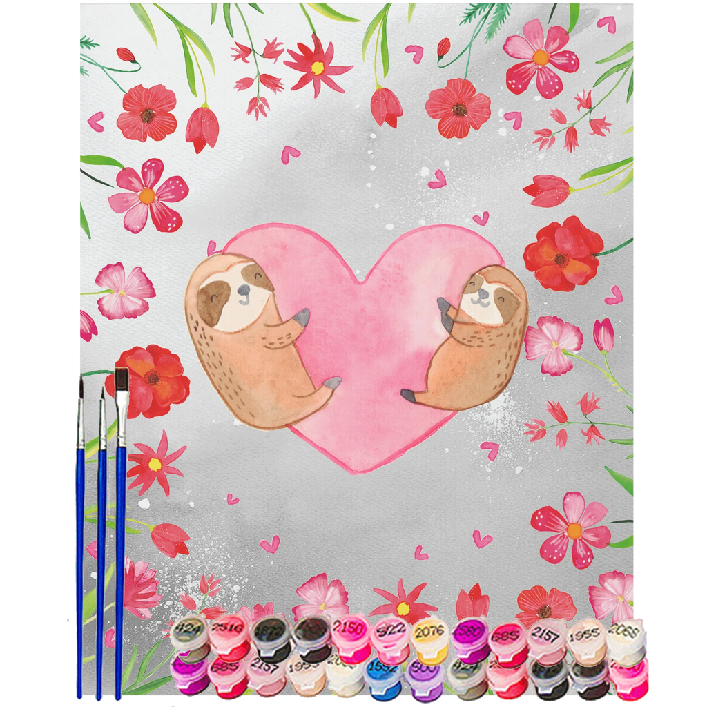 Paint by Numbers sloths Heart Love, Loving, Two, Together, Marriage, Engagement, Proposal of marriage, Love gift, gift for her, gift for him, anniversary gift, Valentine&#39;s Day Gift for Women Love Gift Anniversary Wedding Anniversary Party Favor Gift for Girlfriend Gift for Partner Boyfriend Gift Token of Love for Men for Husband