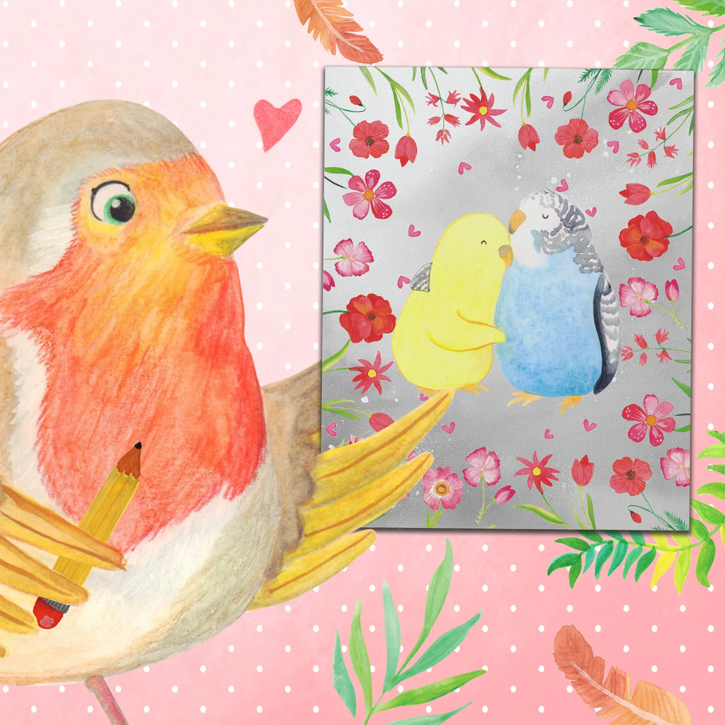 Paint by Numbers Parakeets in love Malen nach Zahlen, Bastelidee, Kreativität, Ausmalbild, Baseln, Kunstwerk, DIY, Künstler, Malen, Liebe, Partner, Freund, Freundin, Ehemann, Ehefrau, Heiraten, Verlobung, Heiratsantrag, Liebesgeschenk, Jahrestag, Hocheitstag, Nähe, Vögel, Kuscheln, Vertrauen, Wellensittich