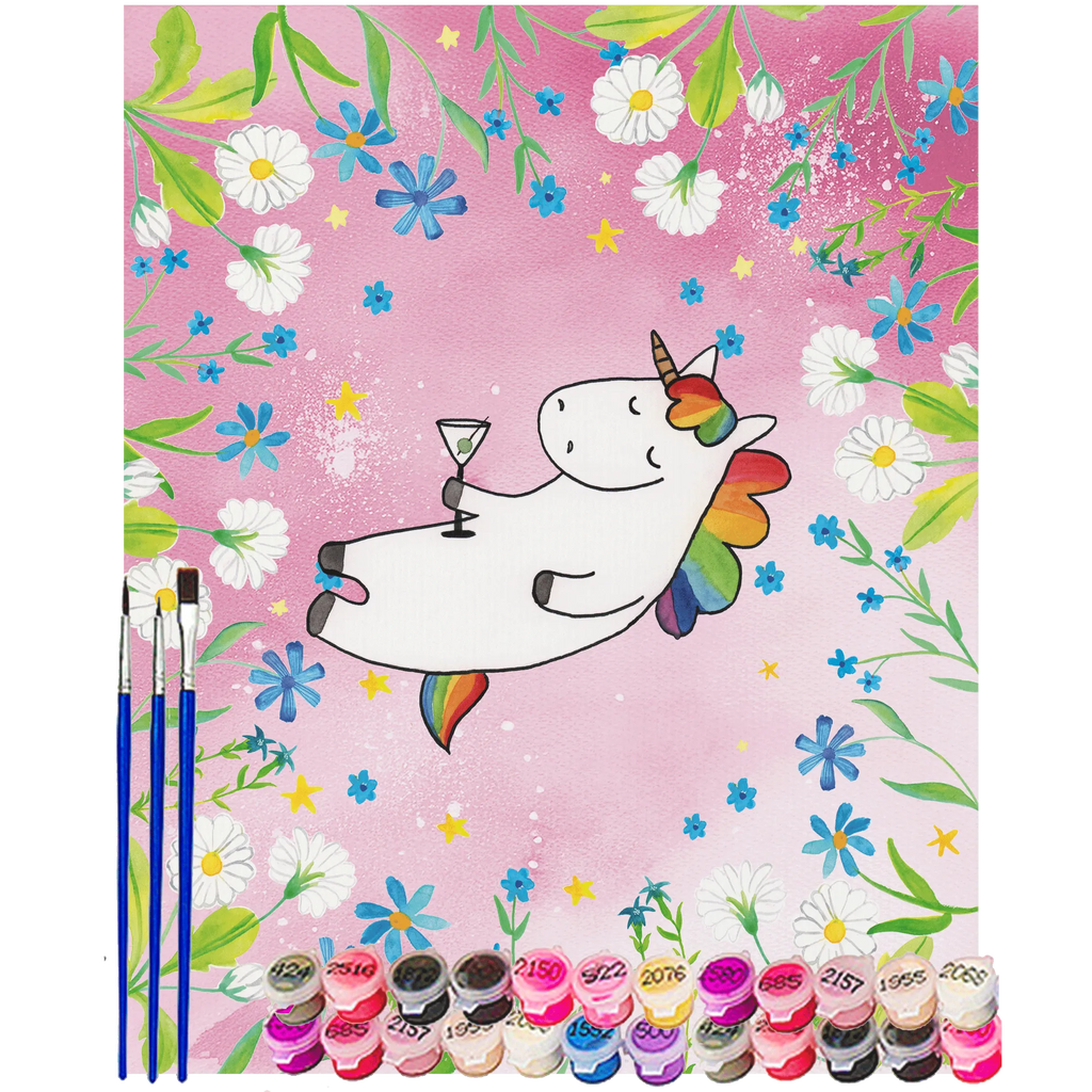 Paint by Numbers unicorn cocktail unicorn, unicorns, fun, celebrating, champagne, birthday, rum, caipirinha, girlfriend gift, party, girlfriend present