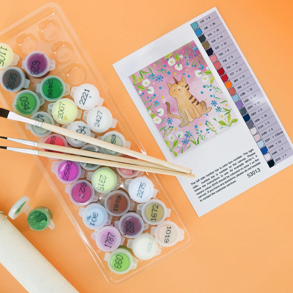 Malen nach Zahlen Einhorn Katze Malen nach Zahlen, Kunstwerk, Bastelidee, DIY, Baseln, Ausmalbild, Künstler, Kreativität, Malen, Einhorn, Einhörner, Einhorn Deko, Unicorn, Einhornpower, Katzer, Einhornkatze, Erwachsenwerden, Katze, Katzenhorn, Kittyhorn, Regenbogen, Mieze, Glitzer