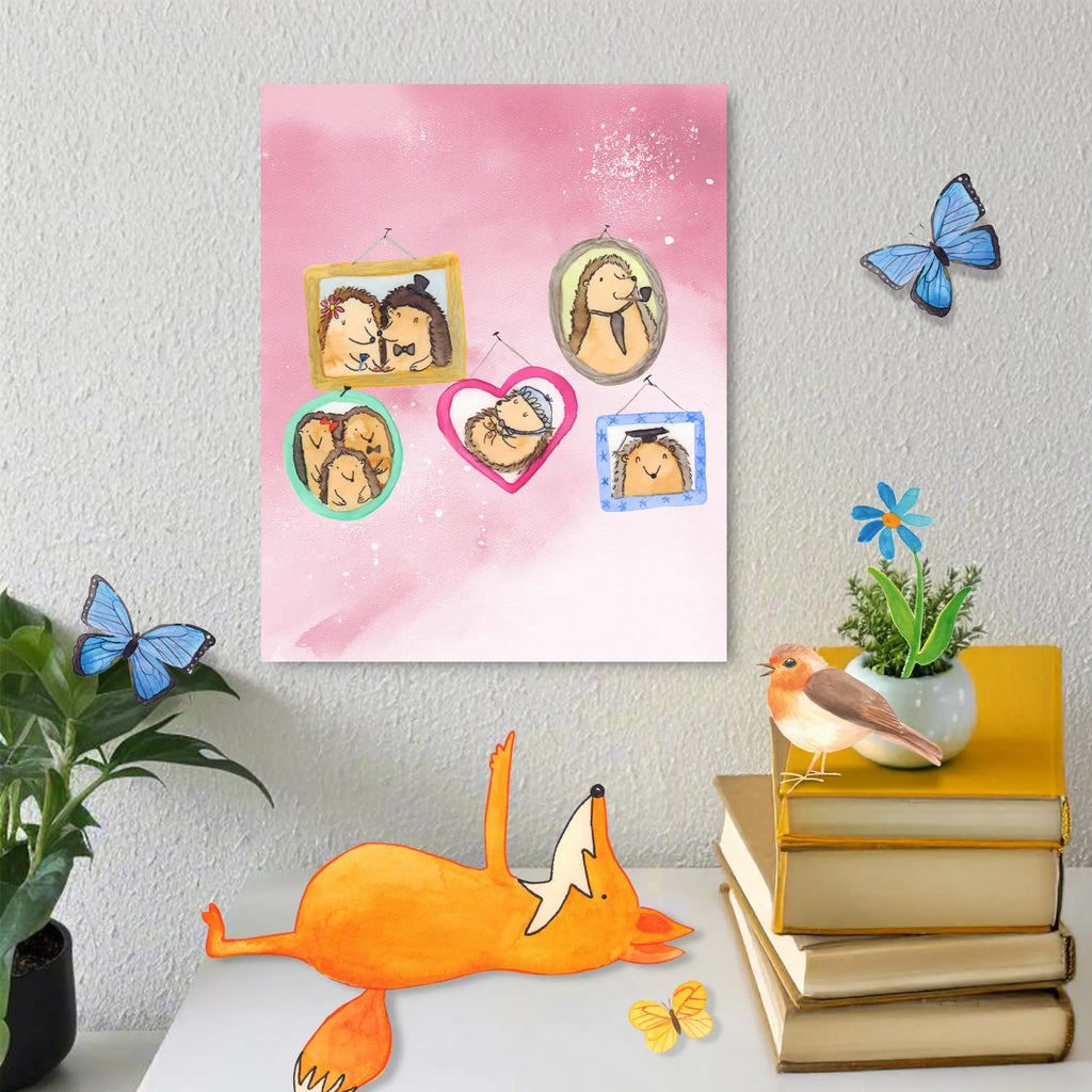 Malowanie według numerów Rodzina jeży Rodzina, Dzień Ojca, Dzień Matki, brat, siostra, mama, tata, babcia, dziadek