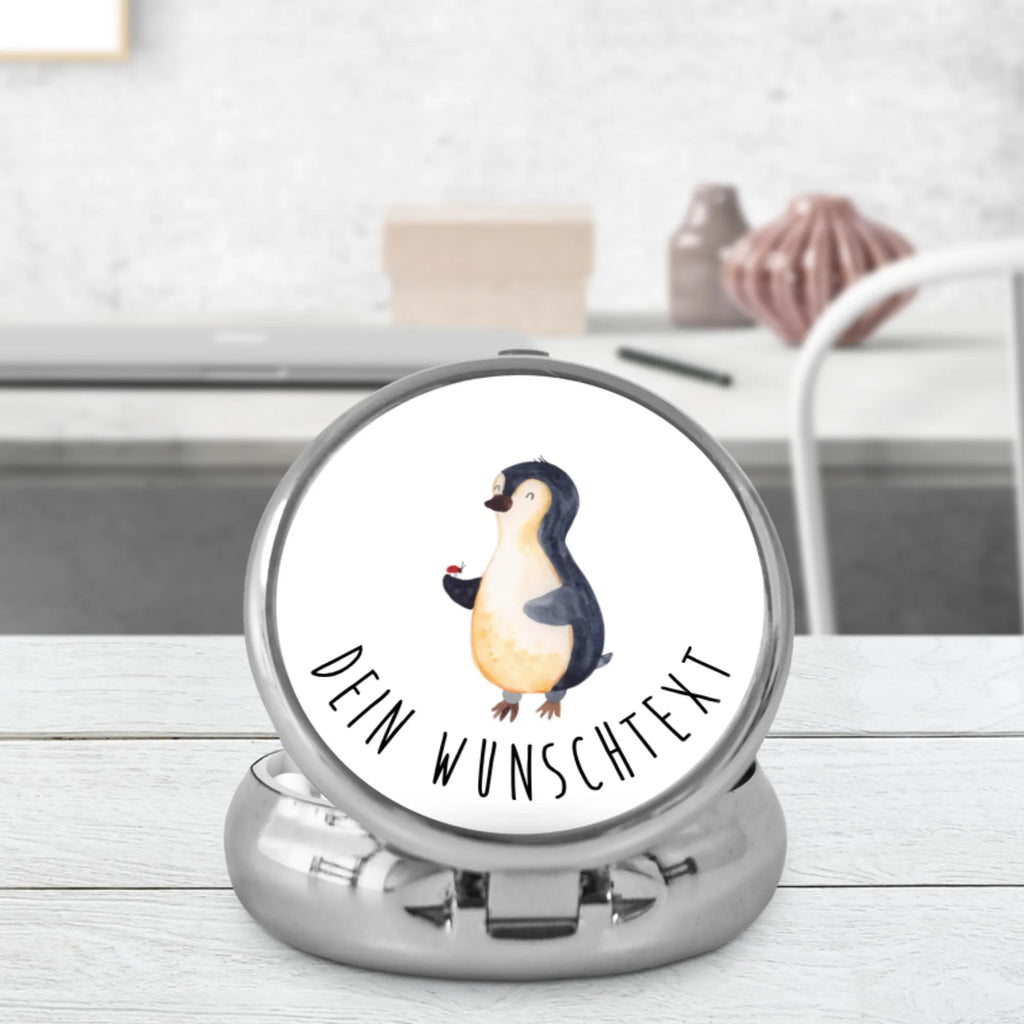 Personalisierte Pillendose Pinguin Marienkäfer Personalisierter Tablettenorganizer, Personalisierte Pillendose, Personalisierte Tablettenbox, Tabletten, Pillen, Pillendose mit Wunschnamen, Personalisierte Pillenorganizer, Personalisierte Dose, Personalisierte Pillendose klein, Pinguin, Wunder, Lebensfreude, Glück, Liebe, Freude, Pinguine, Marienkäfer