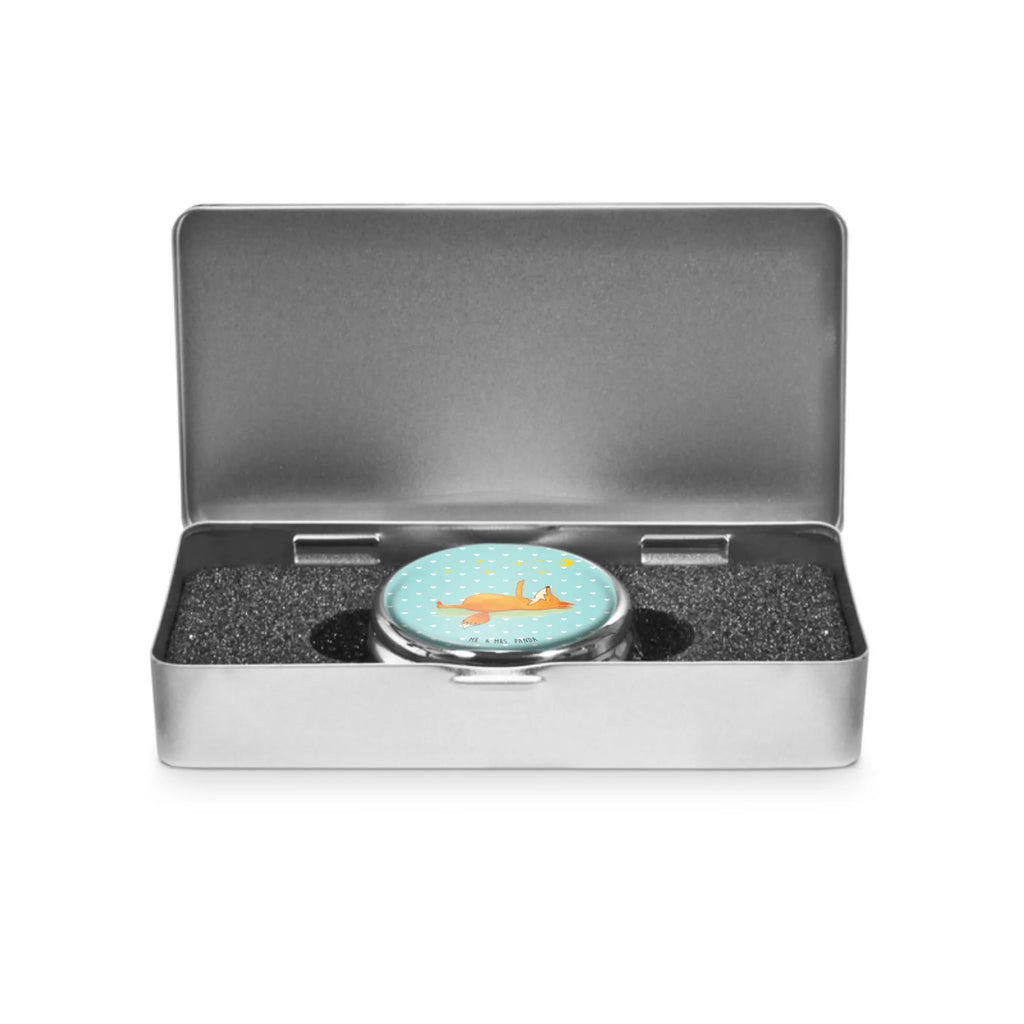 Pillendose Fuchs Sterne Pillendose klein, Dose, Pillendose, Tabletten, Tablettenorganizer, Pillen, Pillenorganizer, Tablettenbox, Fuchs, Spruch schön, Füchse, Romantik, tröstende Worte, Always Look on the Bright Side of Life, Spruch positiv