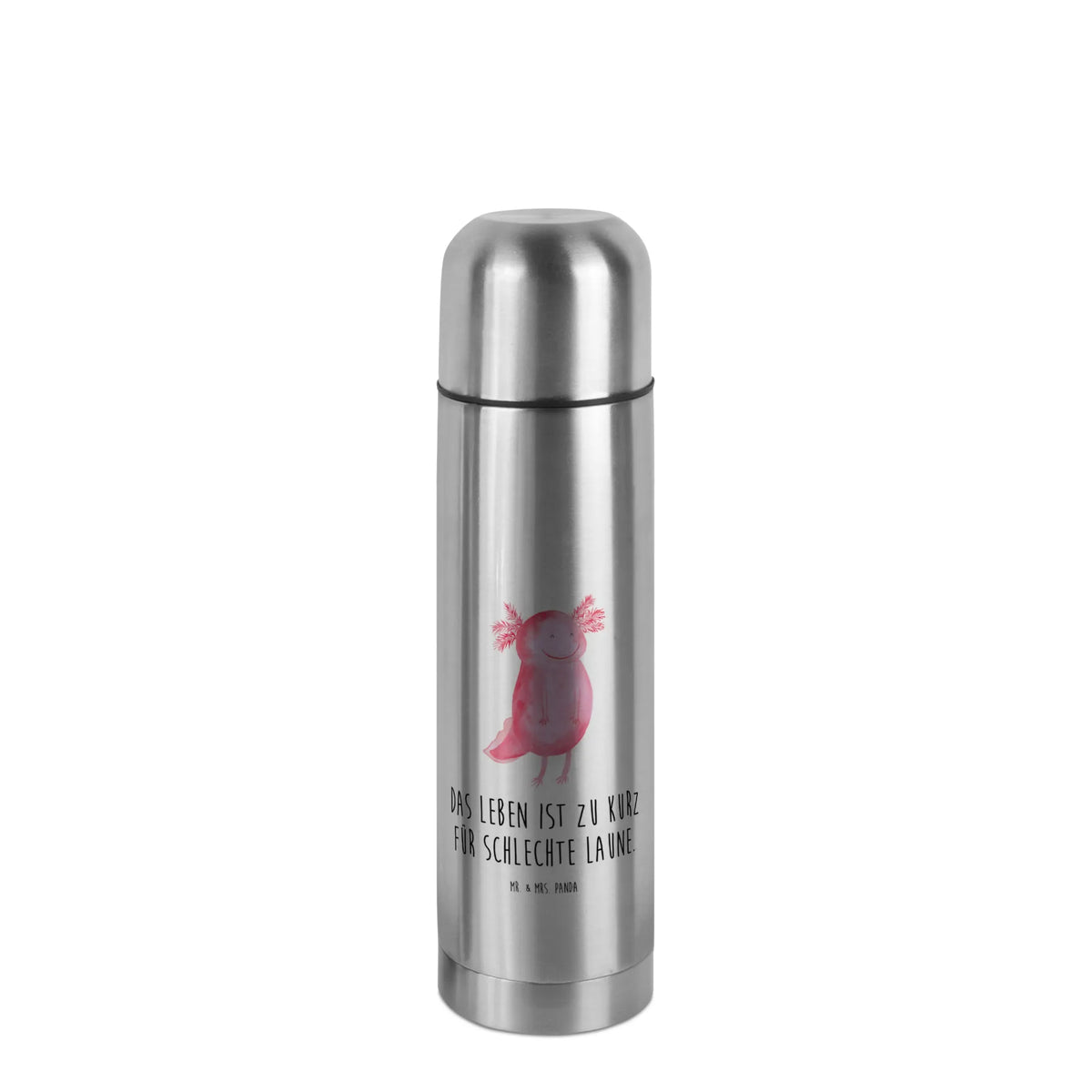 Termos Aksolotl Szczęśliwy Edelstahl-Isolierkanne, Kaffee-Thermoskanne, isolierbehälter, Edelstahl Thermosflasche, Isolier-Trinkflasche, Thermosflasche, Thermoskanne, Thermokanne, Thermo-Trinkflasche, Warmhaltekanne, Thermo-Kaffeekanne, thermobehälter, Edelstahl Thermoskanne, Tee-Thermoskanne, Thermo-Teekanne, Isolierkanne, Warmhaltebehälter, Molch, Axolotl, Motivation, Axolot, Gute Laune, Schwanzlurch, Lurch, Lurche