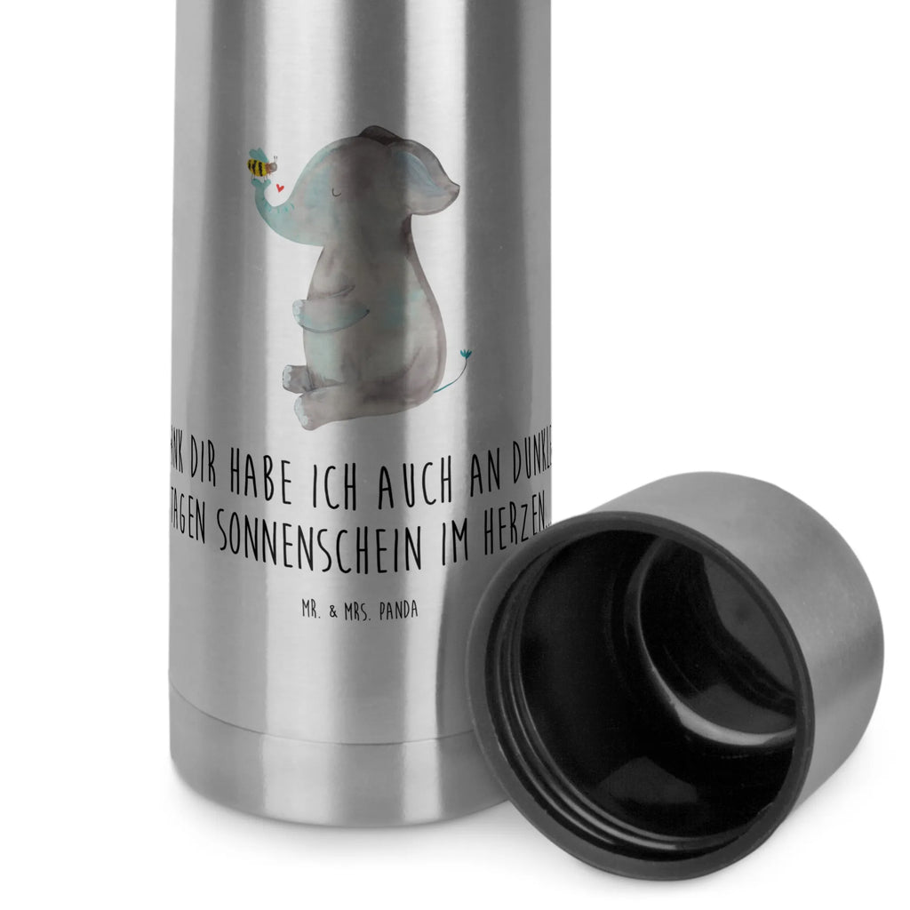 Thermos Flask elephant bee Thermoskanne, Tiermotive, Gute Laune, lustige Sprüche, Tiere, Liebesbeweis, Elefant, Jahrestag, Liebe, Liebesspruch, Liebesgeschenk, Biene, Heiratsantrag, Hochzeitsgeschenk