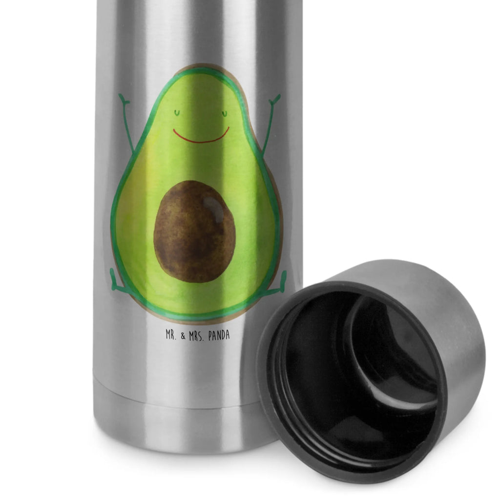 Thermoskanne Avocado Glücklich Thermoskanne, Avocado, Veggie, Vegan, Gesund, Chaos
