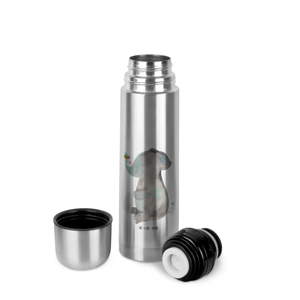 Thermos Flask elephant bee Thermoskanne, Tiermotive, Gute Laune, lustige Sprüche, Tiere, Liebesbeweis, Elefant, Jahrestag, Liebe, Liebesspruch, Liebesgeschenk, Biene, Heiratsantrag, Hochzeitsgeschenk