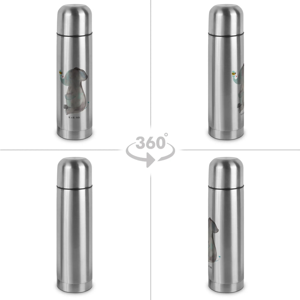 Thermos Flask elephant bee Thermoskanne, Tiermotive, Gute Laune, lustige Sprüche, Tiere, Liebesbeweis, Elefant, Jahrestag, Liebe, Liebesspruch, Liebesgeschenk, Biene, Heiratsantrag, Hochzeitsgeschenk
