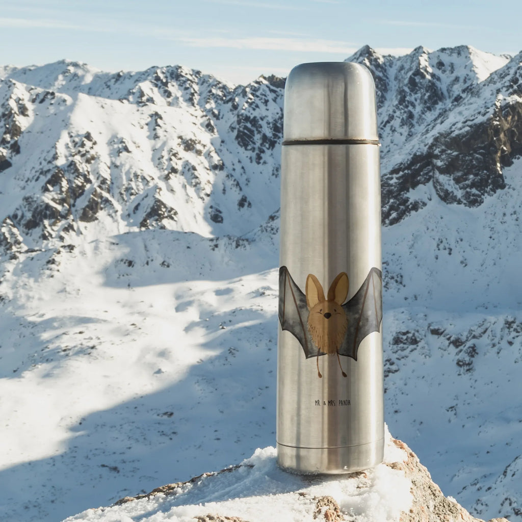 Thermos Flask bat wing Thermoskanne, Tiermotive, Gute Laune, lustige Sprüche, Tiere