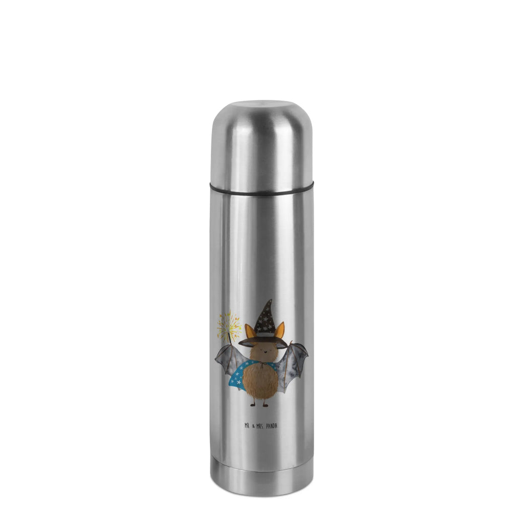Thermos Flask bat wizard Thermoskanne, Tiermotive, Gute Laune, lustige Sprüche, Tiere, reinsteigern, Magier, Zauberer, Fledermäuse, Frauen, Fledermaus