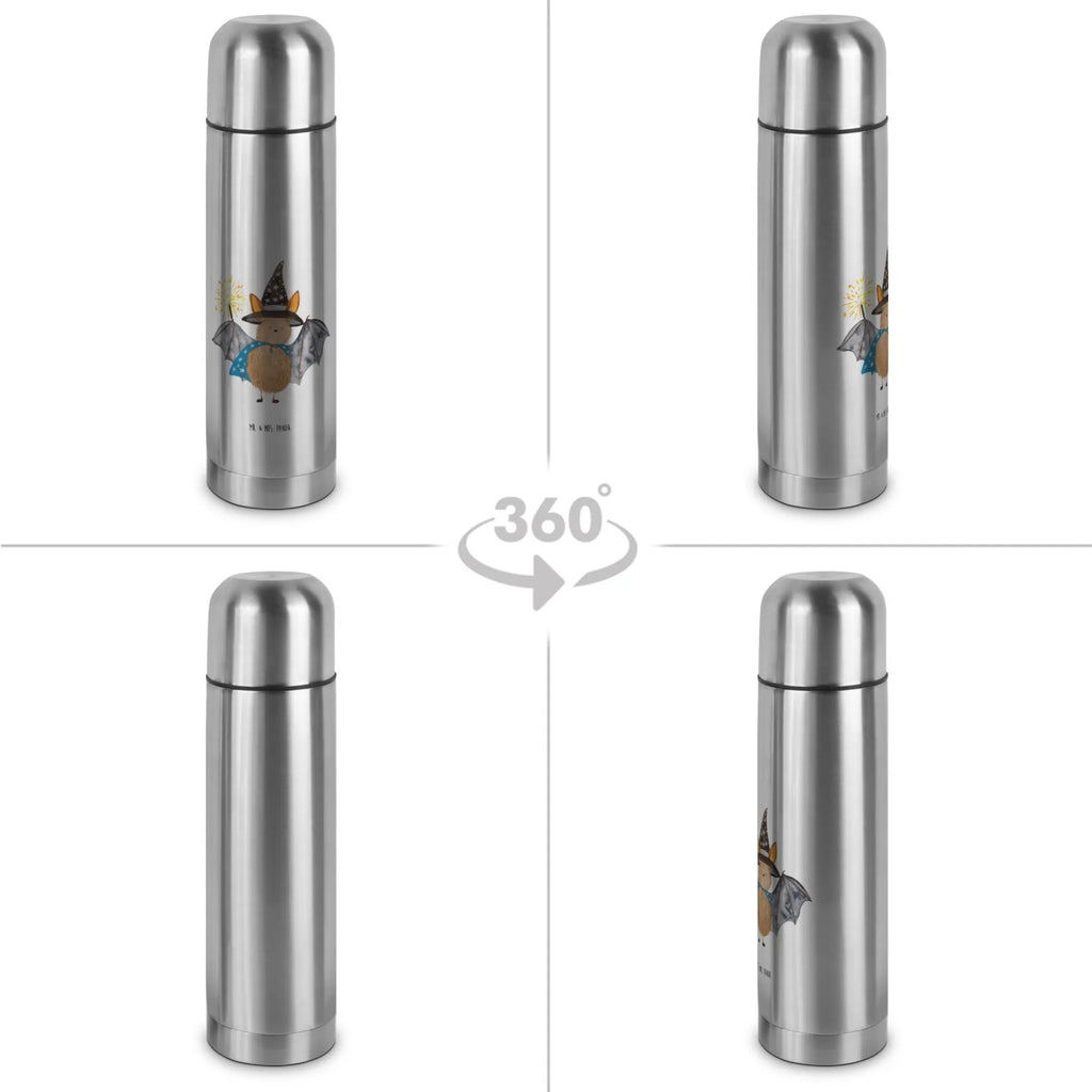 Thermos Flask bat wizard Thermoskanne, Tiermotive, Gute Laune, lustige Sprüche, Tiere, reinsteigern, Magier, Zauberer, Fledermäuse, Frauen, Fledermaus