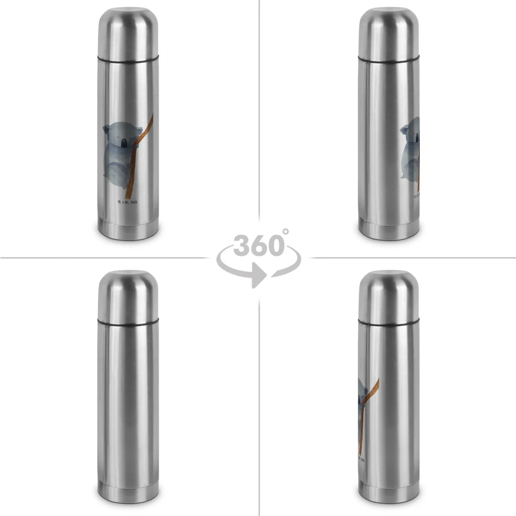 Thermos Flask koala Thermoskanne, Tiermotive, Gute Laune, lustige Sprüche, Tiere, Schlafzimmer, Bär, Traumland, Traum, träumen, Koala, schlafen, Koalabär