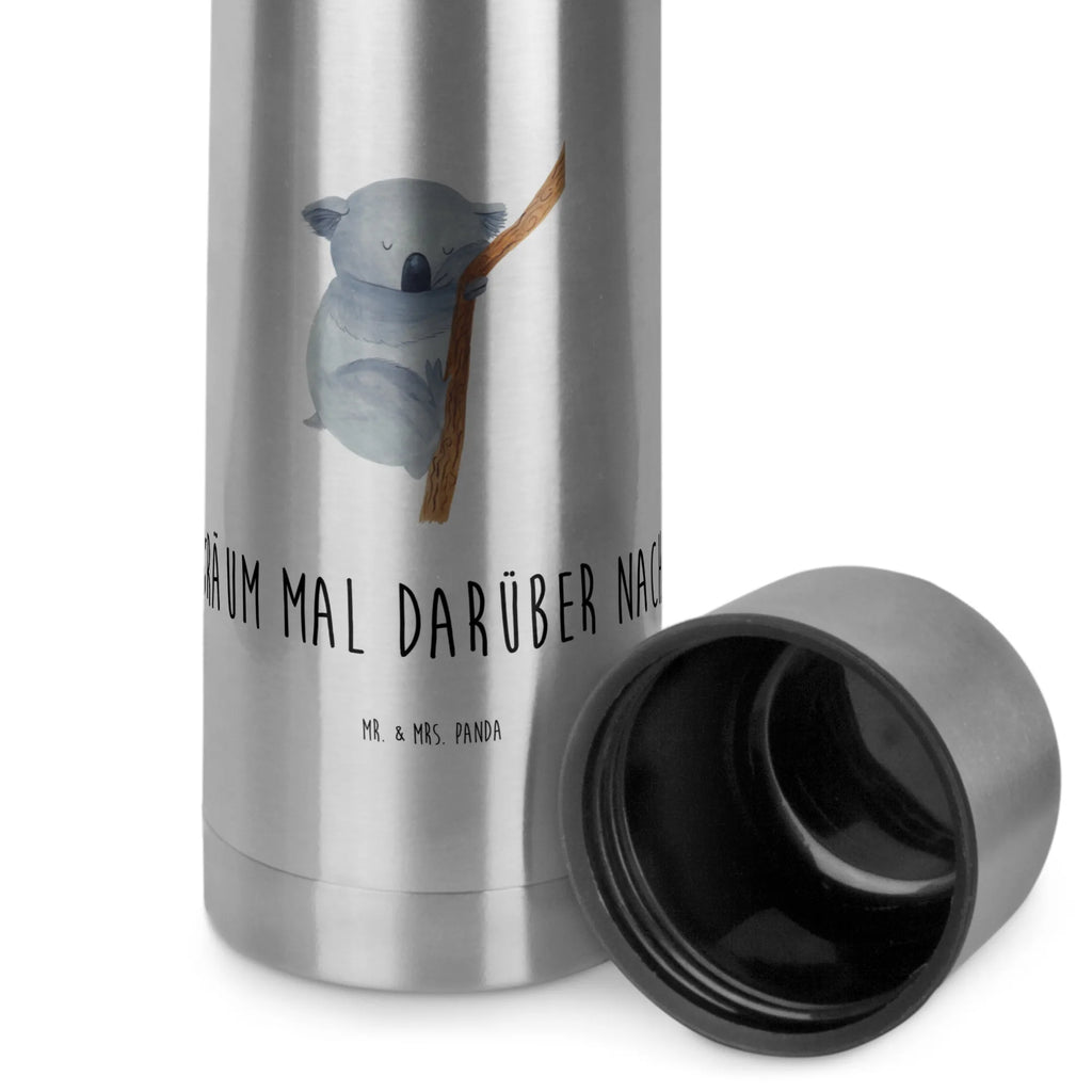 Thermos Flask koala Thermoskanne, Tiermotive, Gute Laune, lustige Sprüche, Tiere, Schlafzimmer, Bär, Traumland, Traum, träumen, Koala, schlafen, Koalabär
