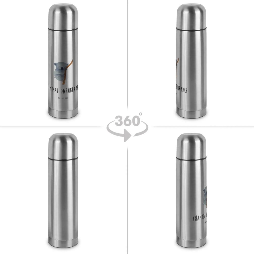 Thermos Flask koala Thermoskanne, Tiermotive, Gute Laune, lustige Sprüche, Tiere, Schlafzimmer, Bär, Traumland, Traum, träumen, Koala, schlafen, Koalabär