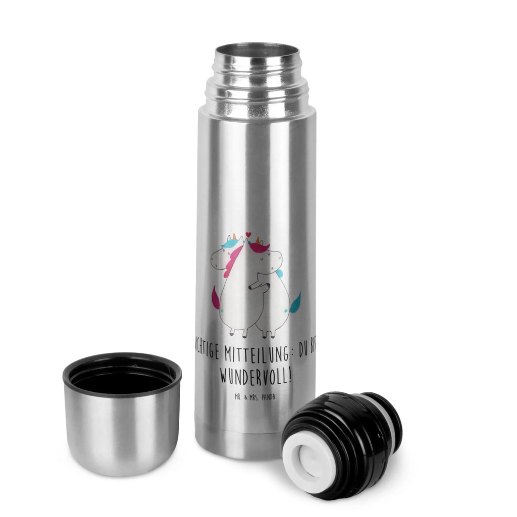 Thermos Flask unicorn communication Thermoskanne, Einhorn, Einhörner, Einhorn Deko, Unicorn, Geschenk, Valentine, Valentinstag, Ehe, witzig, Spruch, lustig, Liebe, Partner