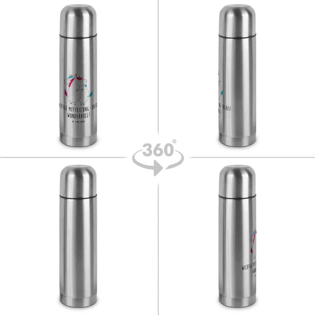 Thermos Flask unicorn communication Thermoskanne, Einhorn, Einhörner, Einhorn Deko, Unicorn, Geschenk, Valentine, Valentinstag, Ehe, witzig, Spruch, lustig, Liebe, Partner