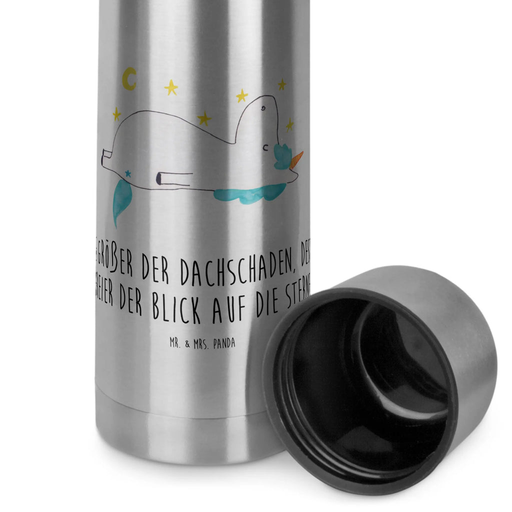 Thermos Flask unicorn starry sky Thermoskanne, Einhorn, Einhörner, Einhorn Deko, Unicorn, Sterne, Dachschaden, Sternenhimmel, Verrückt