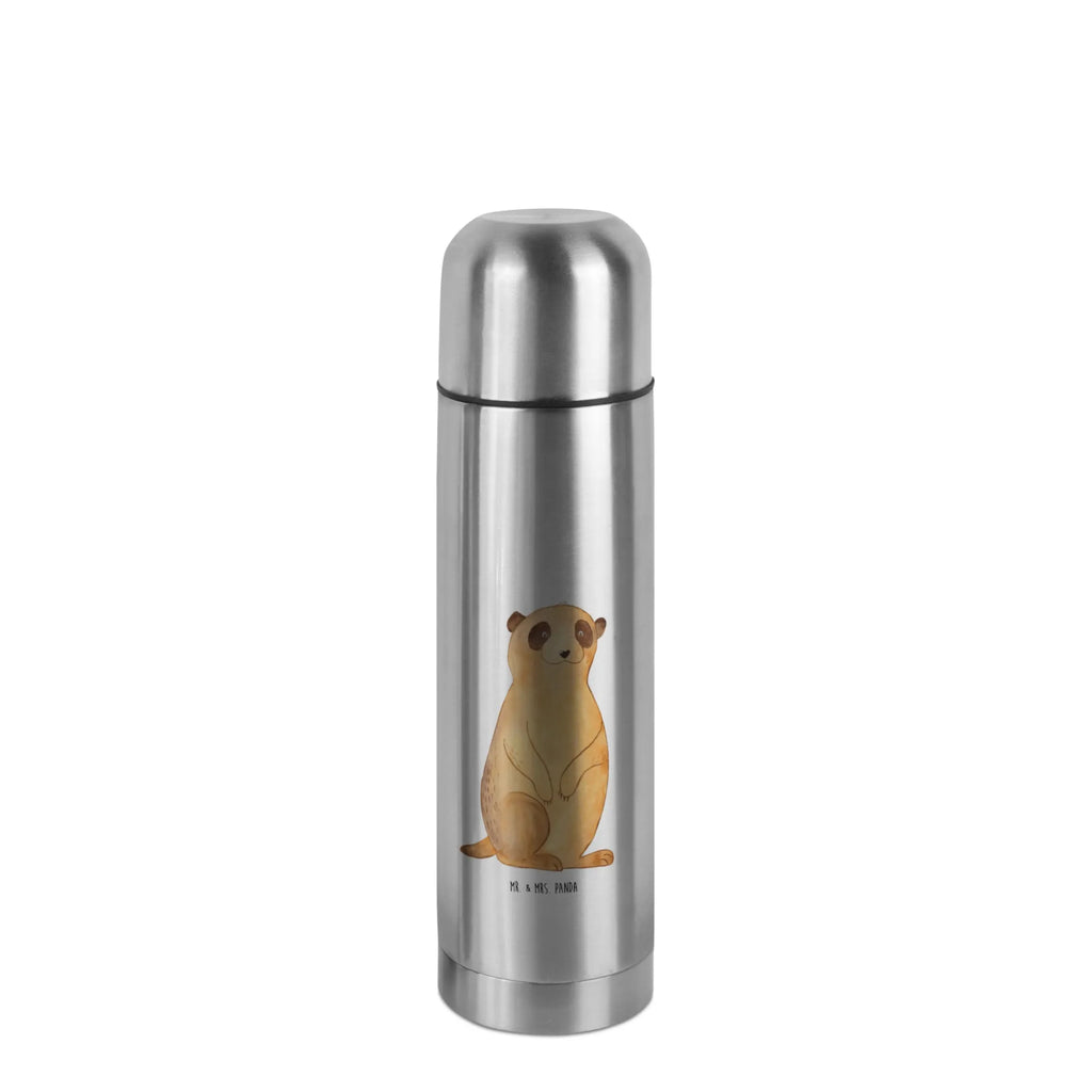 Thermos Flask Meerkat Thermoskanne, Afrika, Wildtiere, Traveling, Weltreise, Afrikareise, Reisen, Erdmännchen, Spruch, Roadtrip