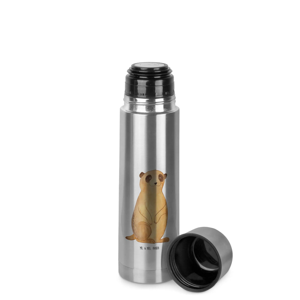 Thermos Flask Meerkat Thermoskanne, Afrika, Wildtiere, Traveling, Weltreise, Afrikareise, Reisen, Erdmännchen, Spruch, Roadtrip