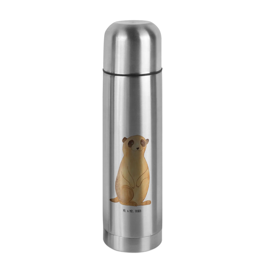 Thermos Flask Meerkat Thermoskanne, Afrika, Wildtiere, Traveling, Weltreise, Afrikareise, Reisen, Erdmännchen, Spruch, Roadtrip