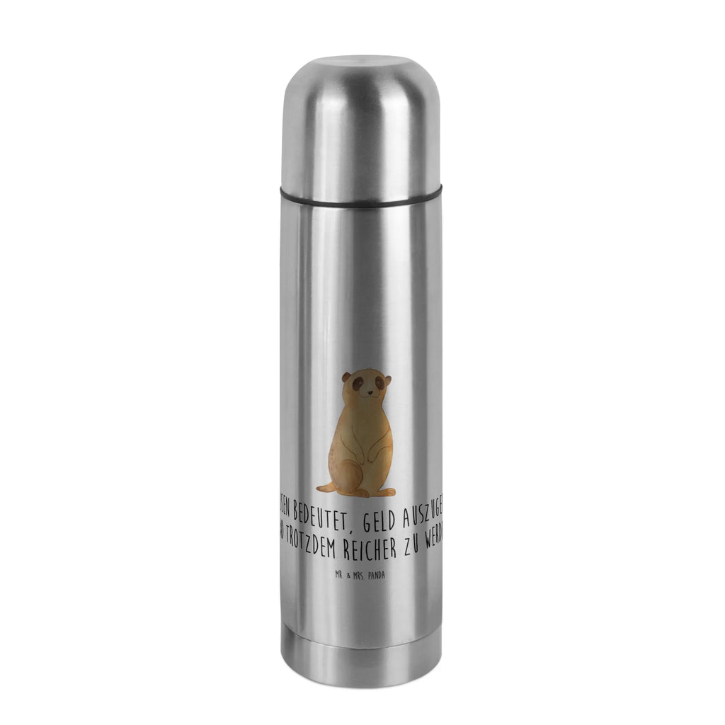 Thermos Flask Meerkat Thermoskanne, Afrika, Wildtiere, Traveling, Weltreise, Afrikareise, Reisen, Erdmännchen, Spruch, Roadtrip
