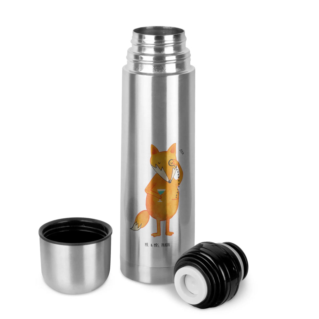 Thermos Flask Fox lord Thermoskanne, Fuchs, Problemlösung, Motivation Spruch, Füchse, Liebeskummer Geschenk, Spruch lustig, tröstende Worte