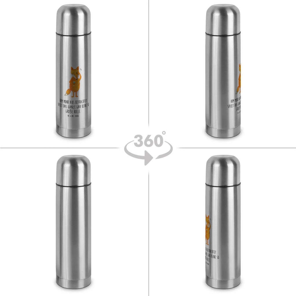 Thermos Flask Fox lord Thermoskanne, Fuchs, Problemlösung, Motivation Spruch, Füchse, Liebeskummer Geschenk, Spruch lustig, tröstende Worte